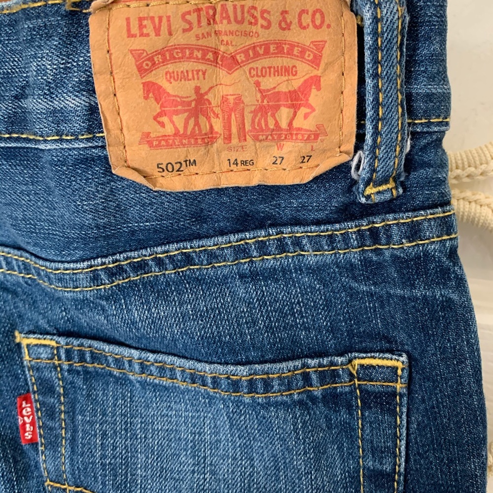 Boys 502 tapered Levi’s pants size 14 - Picture 8 of 9